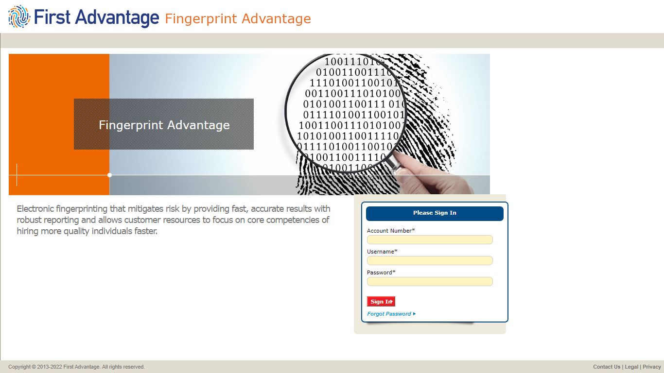 Fingerprint Advantage - North America